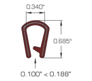 T Extrusion, Rubber T Extrusion